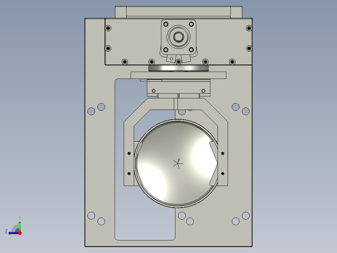 翻转机械手右视图