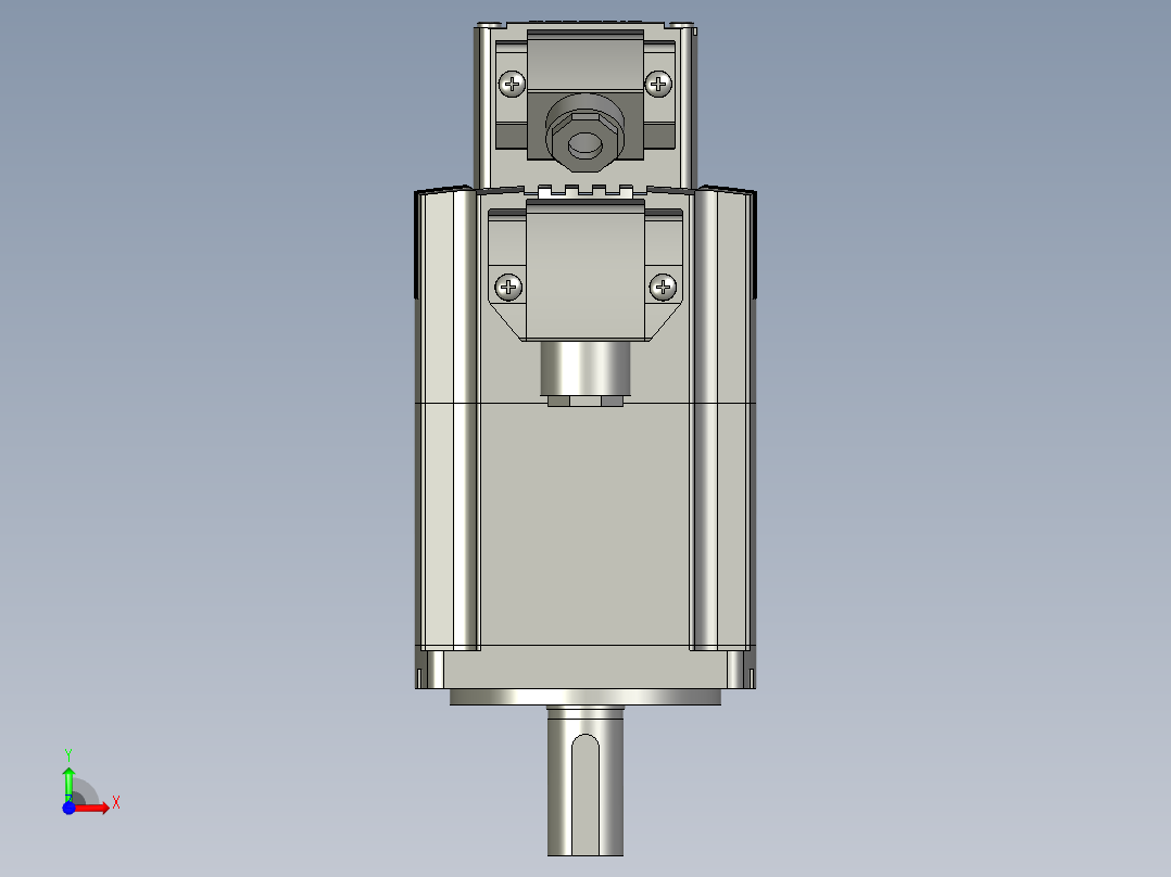 西门子_伺服电机_1FL6034-2AF21-1AA1-400W无抱闸前视图