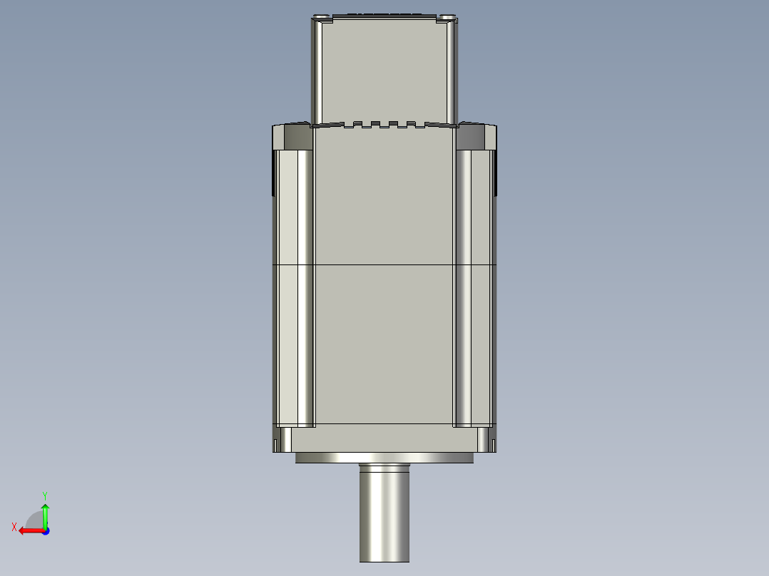 西门子_伺服电机_1FL6034-2AF21-1AA1-400W无抱闸后视图