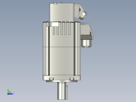西门子_伺服电机_1FL6034-2AF21-1AA1-400W无抱闸左视缩略图