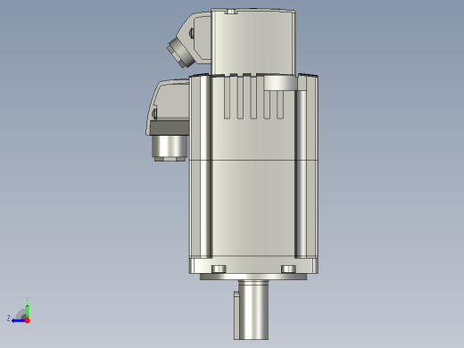西门子_伺服电机_1FL6034-2AF21-1AA1-400W无抱闸右视缩略图
