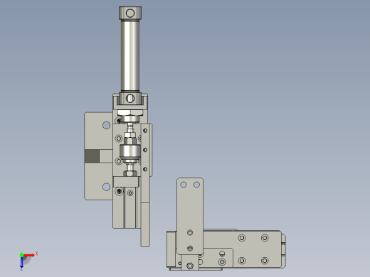 C000错位机构俯视缩略图