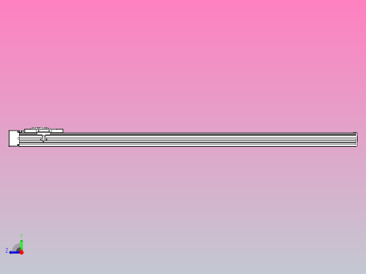 滚珠丝杠直线轴带导轨全封闭TPA-HCR-110D-1610C-L1100-ML-Y-P40-N3右视缩略图