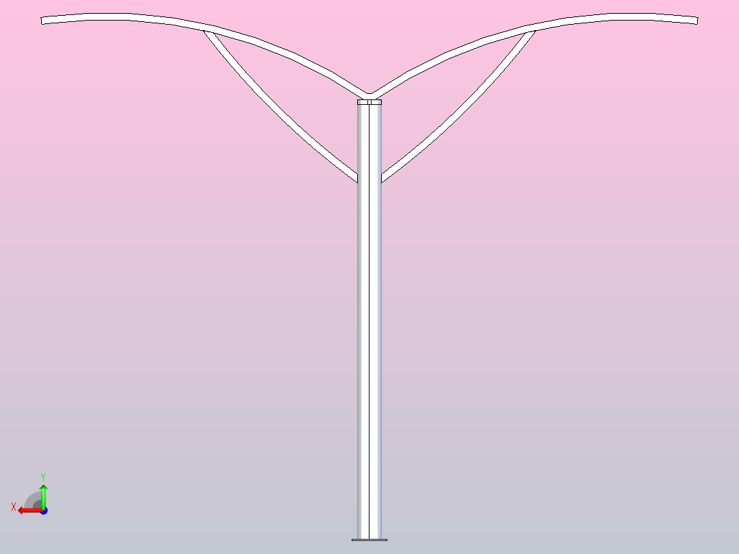 公共汽车站后视图