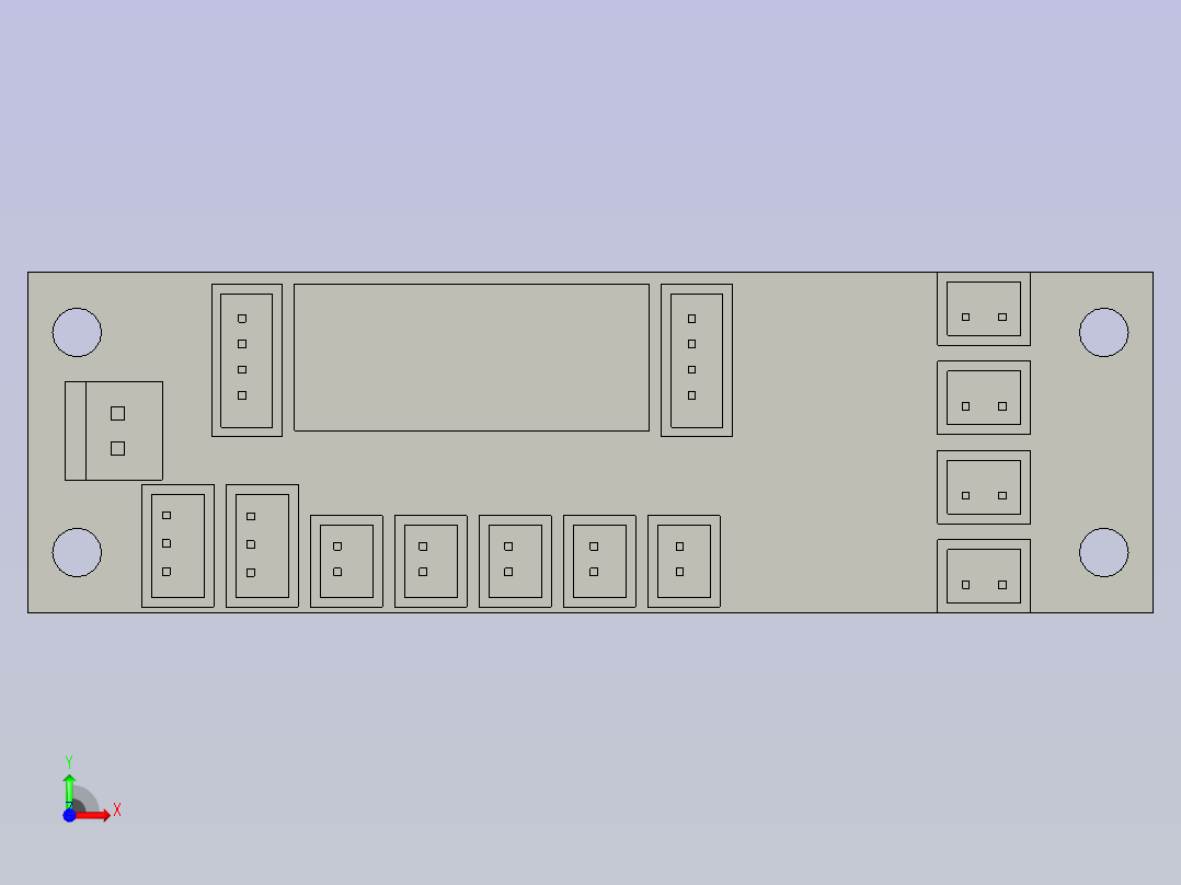 电控柜-7400000389EC413-DR-LJ线路板组件前视图