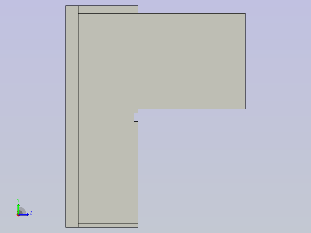 电控柜-7400000389EC413-DR-LJ线路板组件左视图