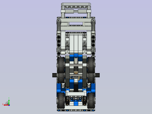 LEGO 42023建筑工程车拼装模型3D图纸 STEP格式后视缩略图