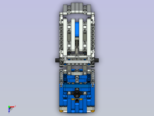 LEGO 42023建筑工程车拼装模型3D图纸 STEP格式俯视缩略图