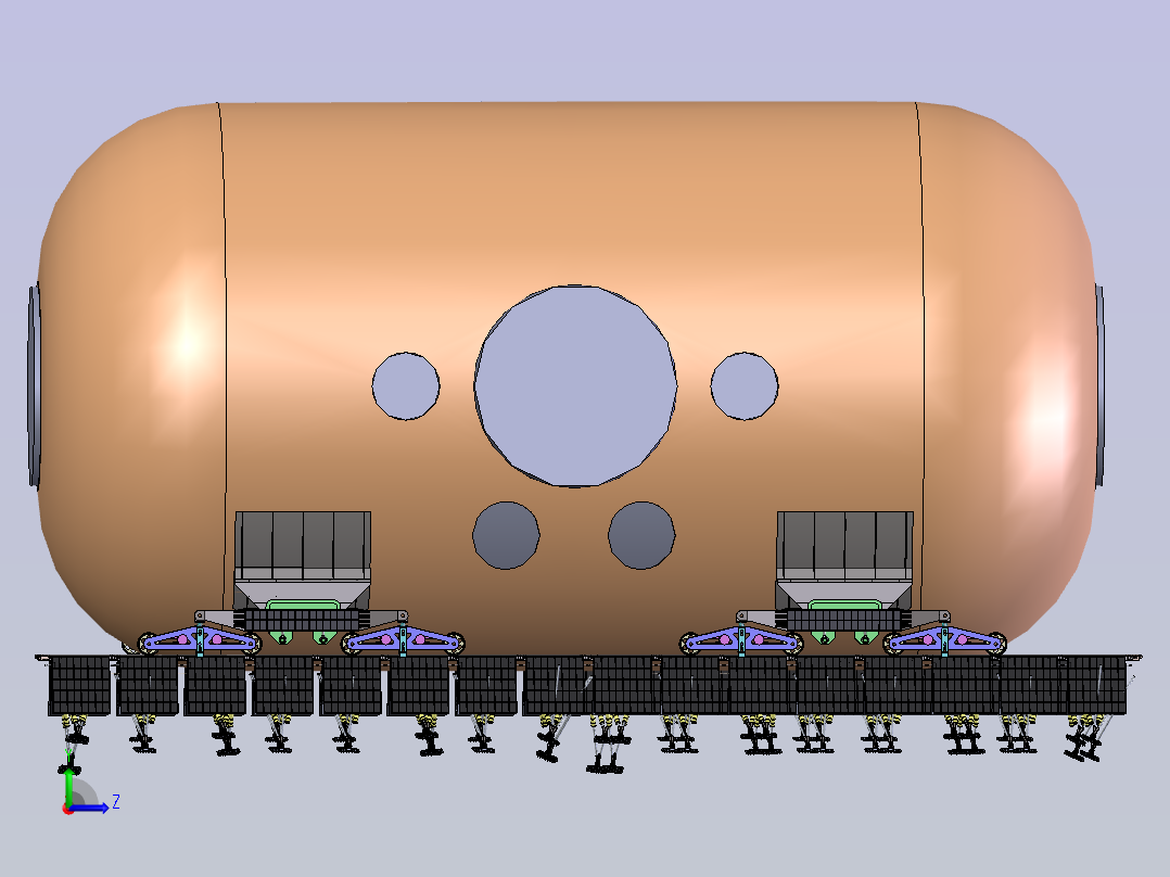 太阳能轨道左视图