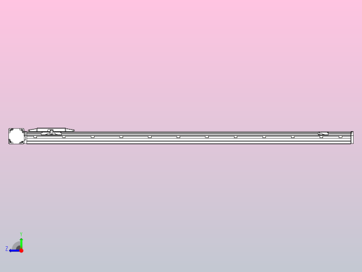 机器人皮带驱动直线轴TPA-GCB-150-P80-L1400-DL-M75-N3右视缩略图