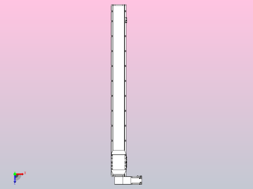 机器人皮带驱动直线轴TPA-GCB-150-P80-L1400-DL-M75-N3俯视缩略图