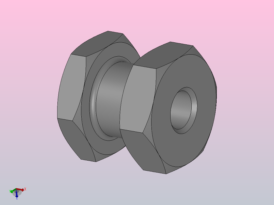 浮动接头分离式螺母型FJN5-0-8-5主视图