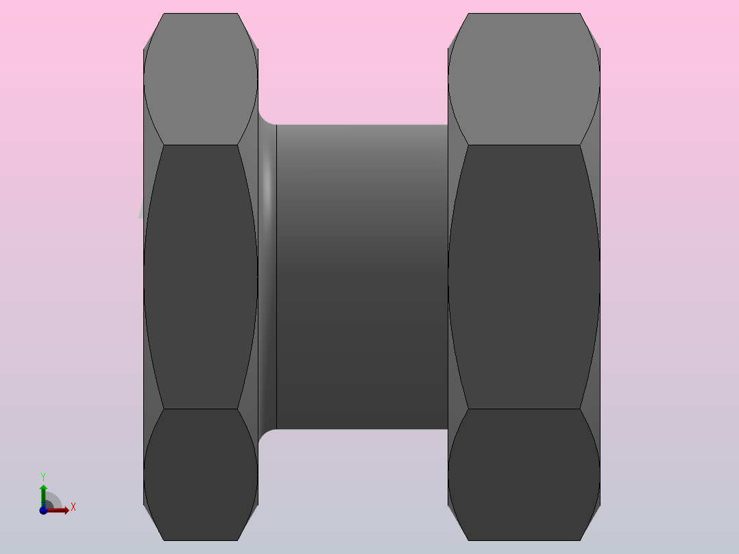 浮动接头分离式螺母型FJN5-0-8-5前视图