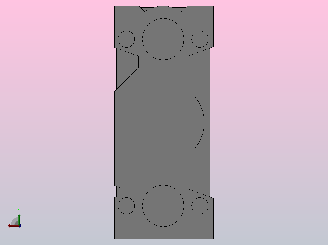 MGQ（φ32～φ100） 薄型带导杆气缸[MGQM50-150]后视图