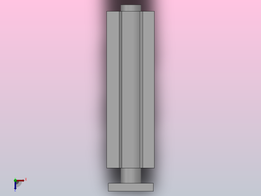 MGQ（φ32～φ100） 薄型带导杆气缸[MGQM50-150]俯视缩略图