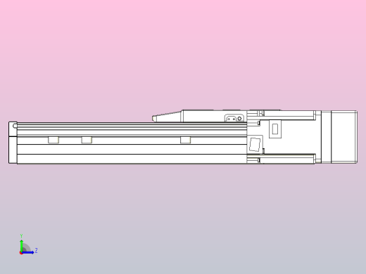 滚珠丝杠直线轴内置导轨TPA-GCR-150-2010C-L200-MR-M75-N3左视缩略图