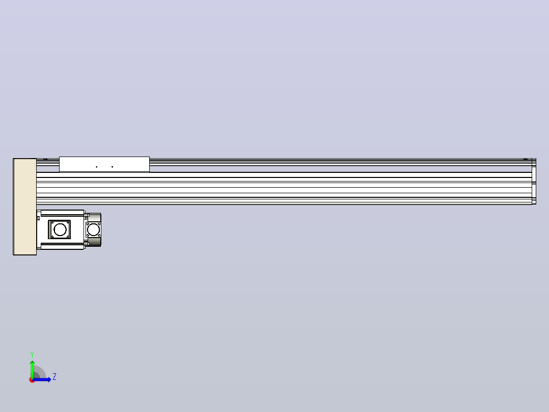 日规模组半封闭丝杆TPA-HNR-220D-3210C-L900-MP-C-P1K-N3左视图