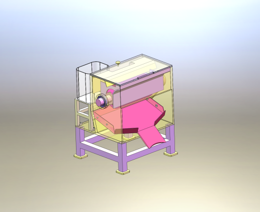 多功能瓜果水果切片机切丝机设计 含三维SW模型3D+CAD图纸+说明书缩略图
