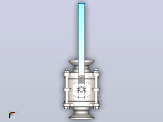 DQP-01手动卡式球阀[DQP-01-DN25]俯视缩略图