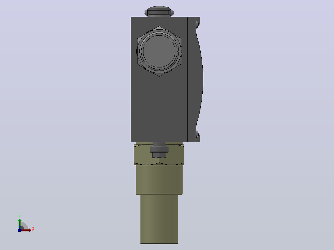 505╱7D防爆型压力控制器[505╱7D压力控制器(0846580)]前视图