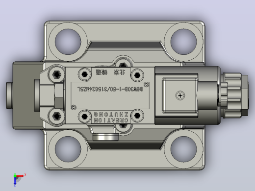 DB╱DBW先导溢流阀（50系列）-板式连接[DBW30]俯视缩略图