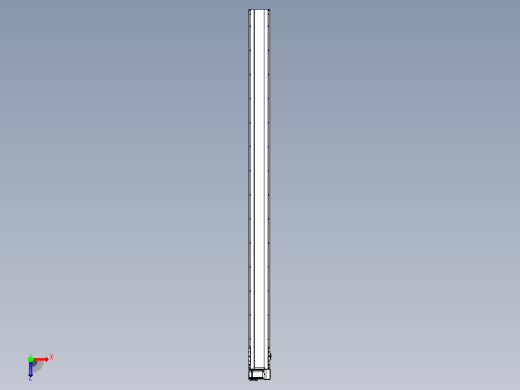 皮带直线轴半封闭可选导轨TPA-HNB-175D-140-L2700-RU-C-P75-N3俯视缩略图