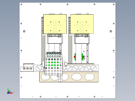 A400 双工位 PCB 板自动植球机前视缩略图