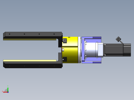 旋转夹紧手爪sw16可编辑后视缩略图