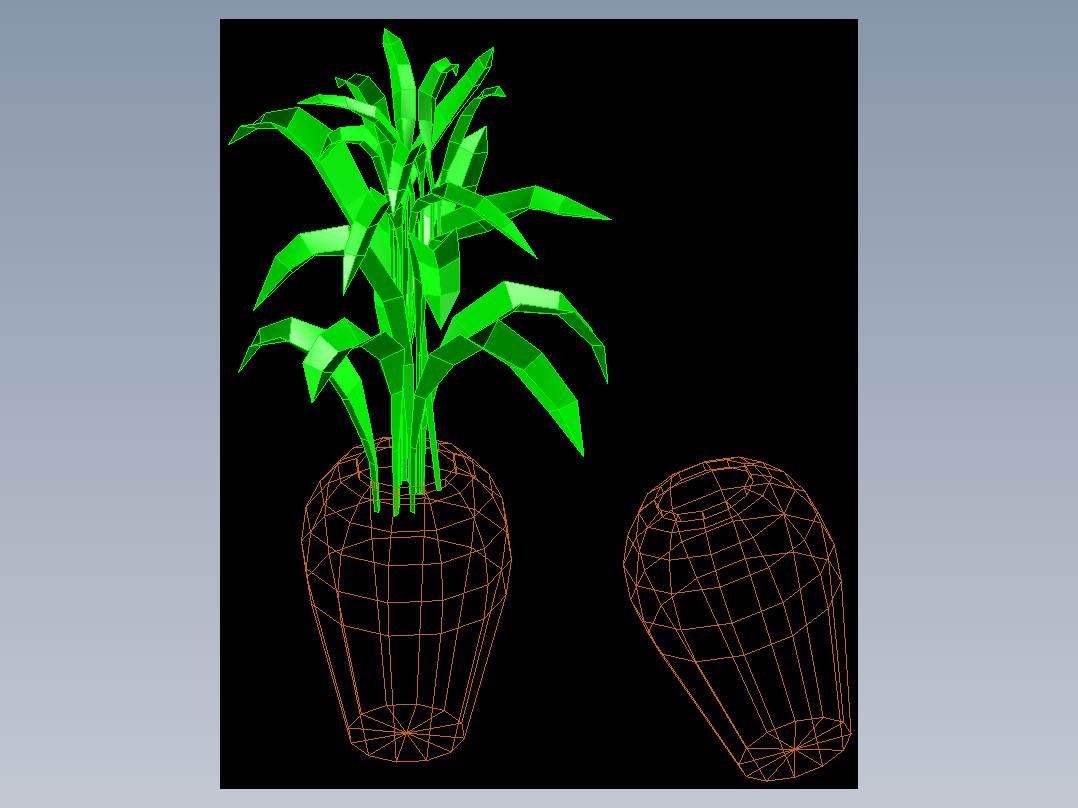 室内家具及植物三维模型四-HH004