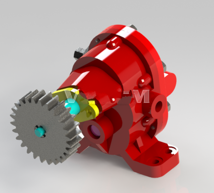 齿轮油泵装配体缩略图