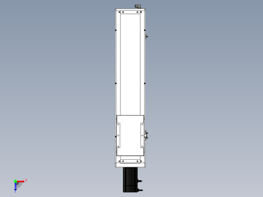 Toyo东佑达直线模组-ECH17-550-BC-750W俯视缩略图