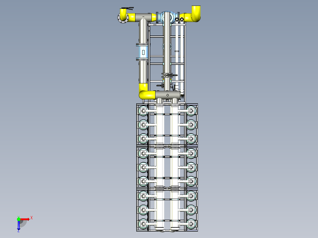100立方米超滤设备俯视图