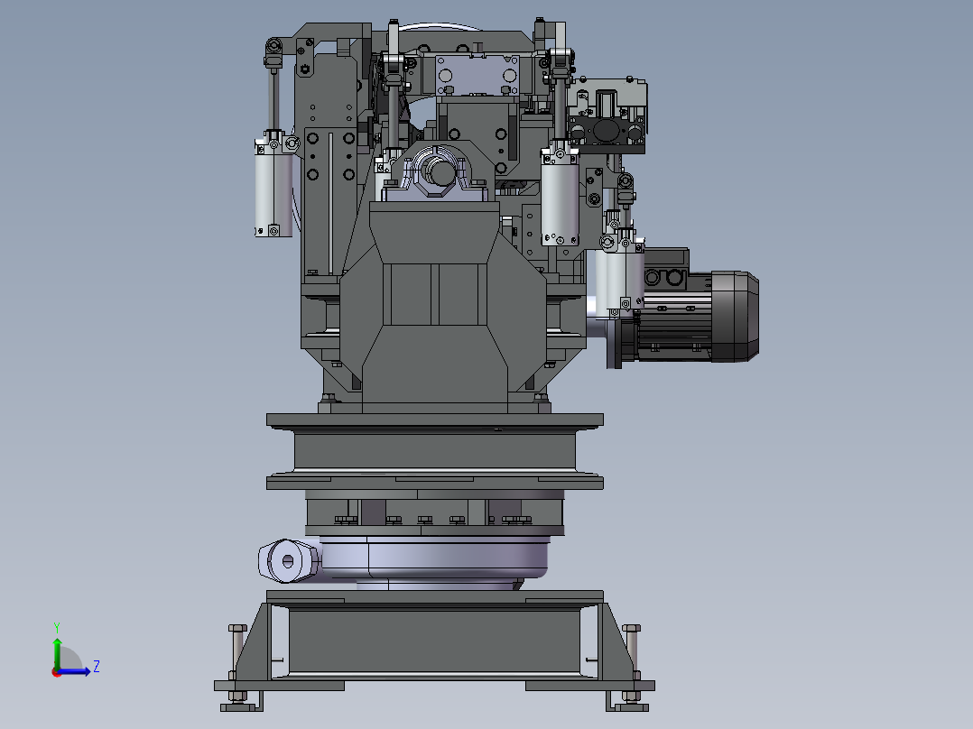 B07-焊接变位机左视图