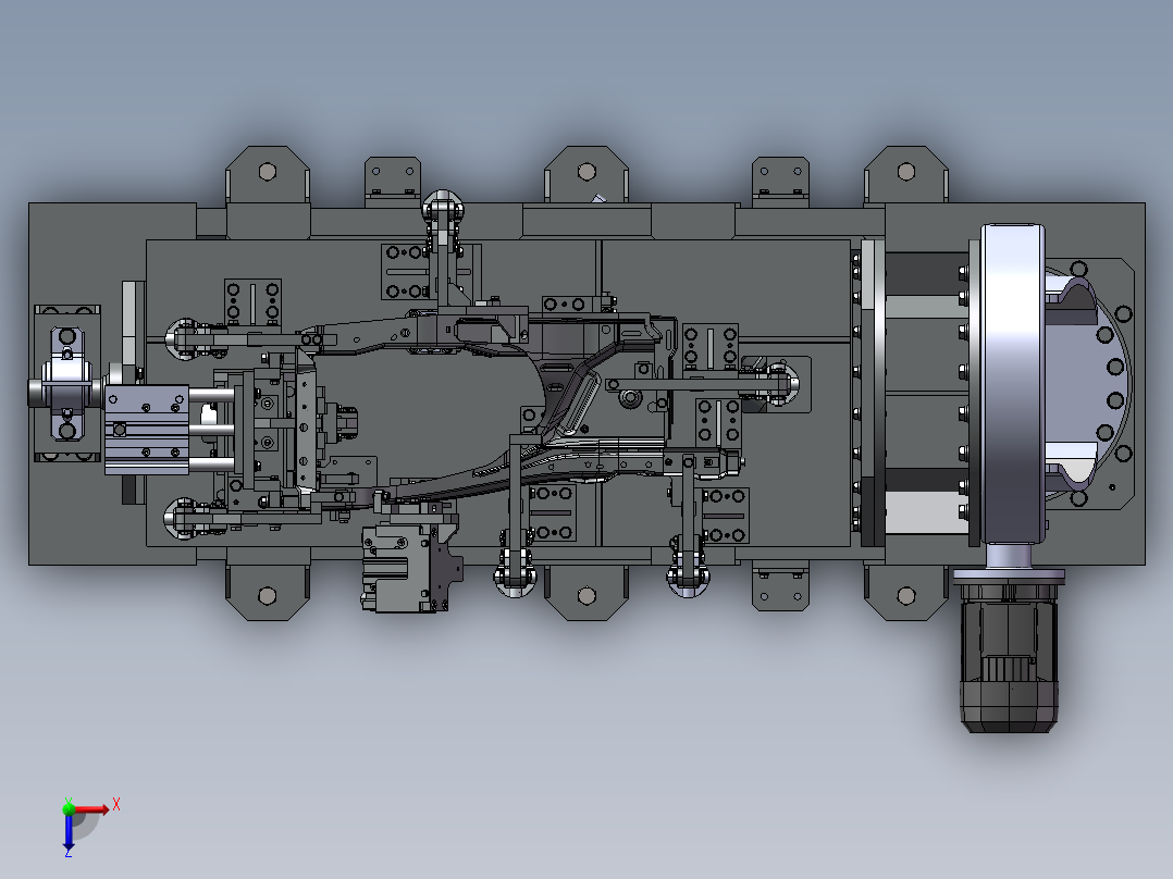 B07-焊接变位机俯视图