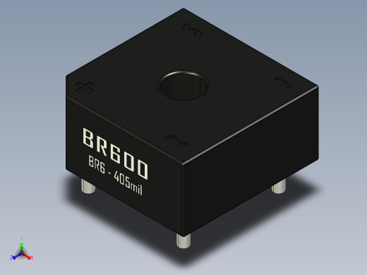 桥式整流器-BR6_Min_Size正等轴测缩略图