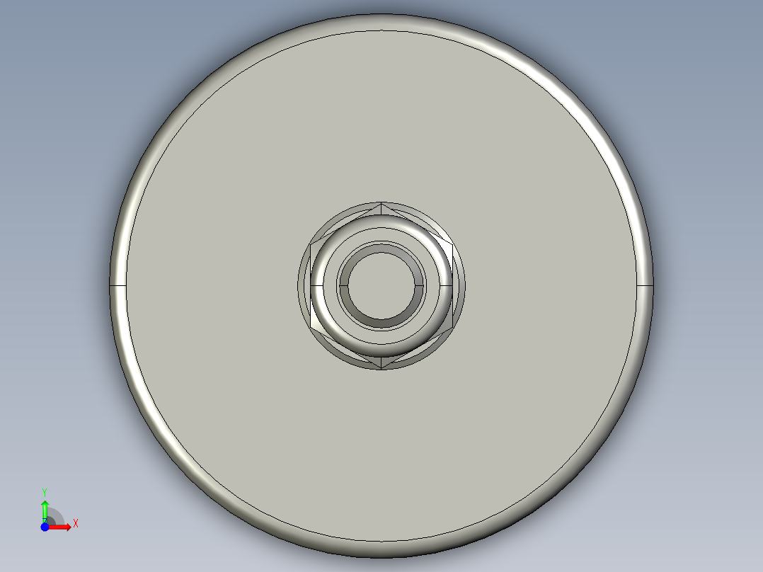 减震器M10前视图