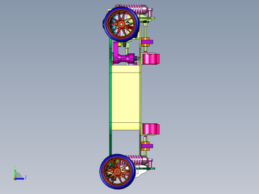 四轮独立悬挂智能遥控车左视缩略图