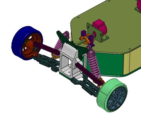 四轮独立悬挂智能遥控车