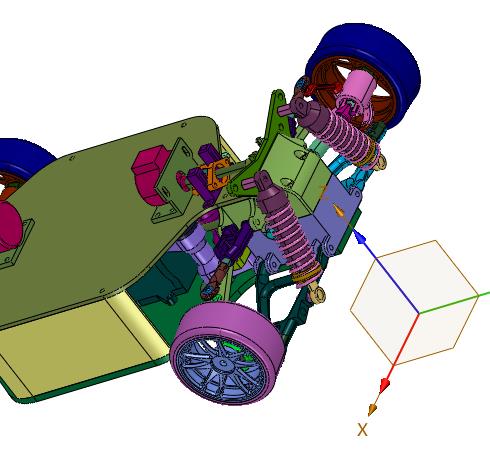 四轮独立悬挂智能遥控车