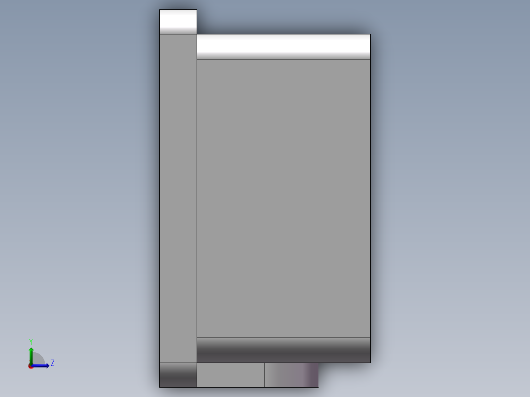 SW格式3D图(模型练习题)-006左视图
