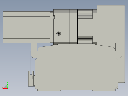 直线模组LHB21-L40-S1300-LU设计图纸后视缩略图