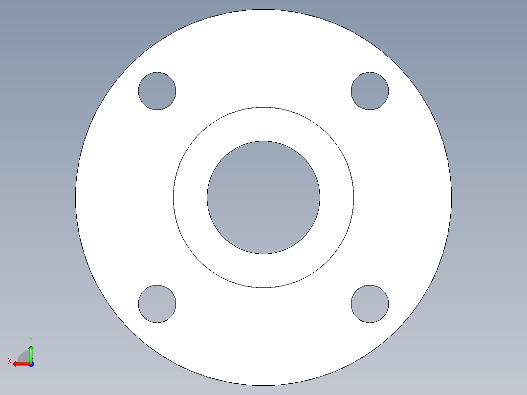 軸承座(標準型)BRSN-3D多系列多零件图纸模型后视图