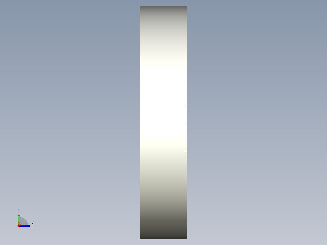 軸承座(標準型)BRSN-3D多系列多零件图纸模型左视图