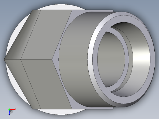 卡套式工业通用硬管接头EO_Adjustable_locknut_45_deg_elbow_VEE18LROMDCF俯视缩略图
