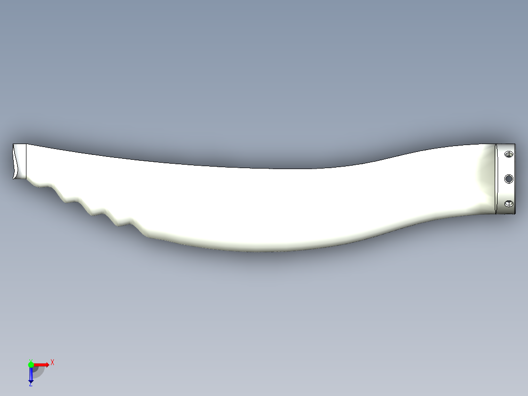 涡轮 叶片 涡扇 (22)俯视图