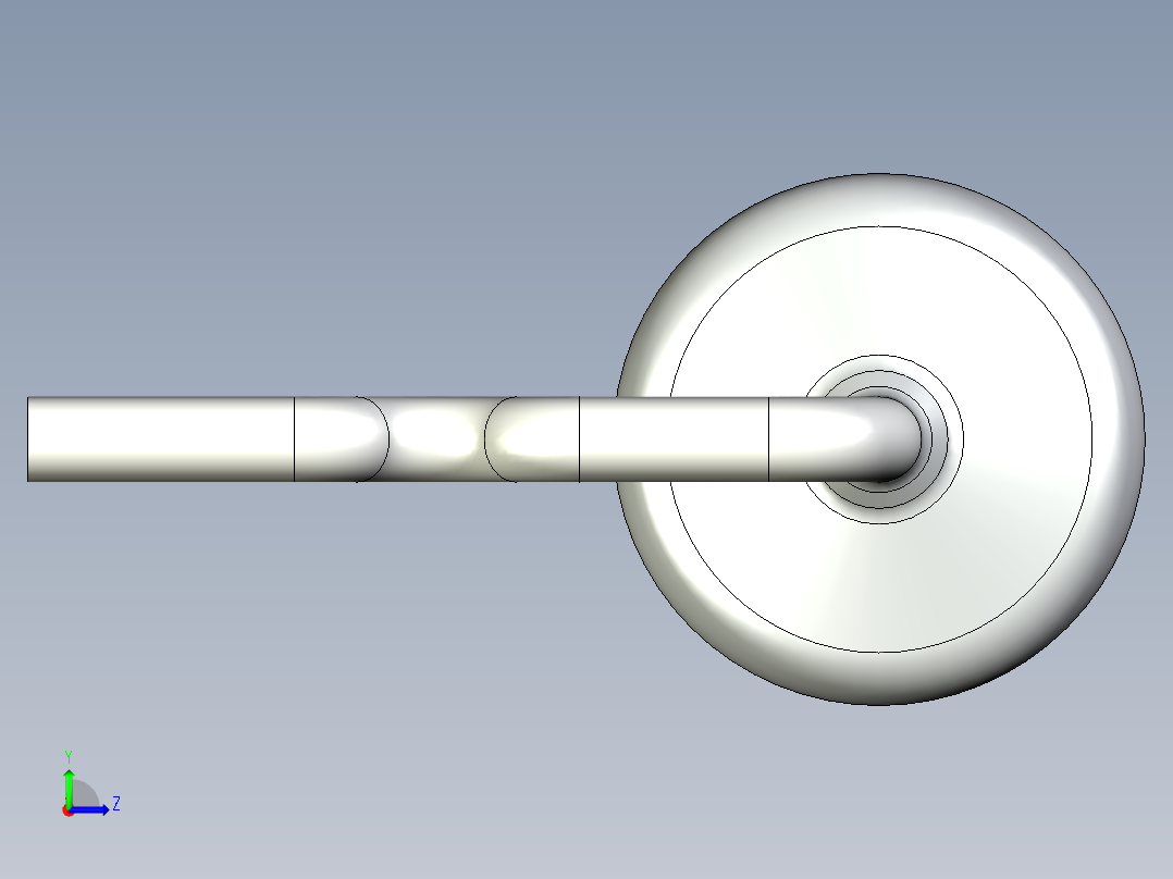 无源元件封装-RES-1W-HH-MO左视图