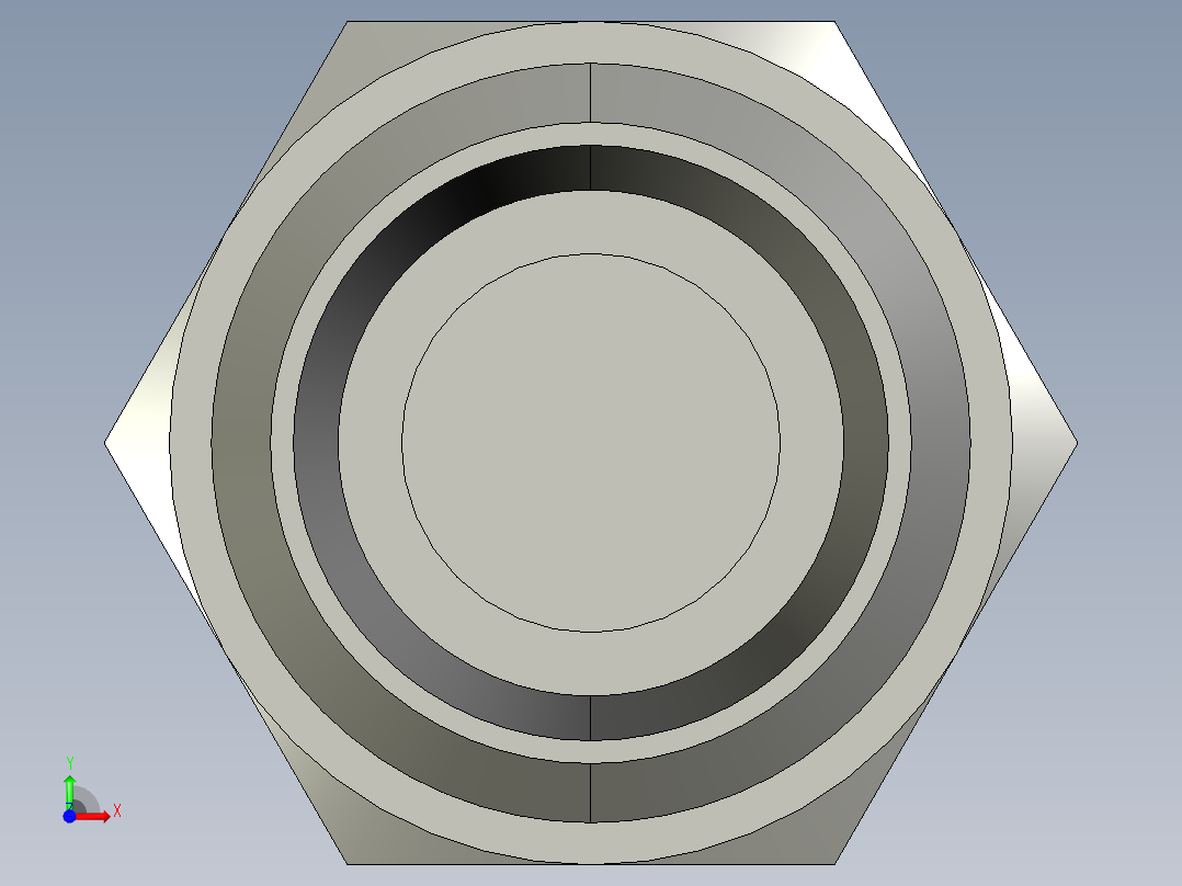 卡套式工业通用硬管接头6_pnu-s前视图