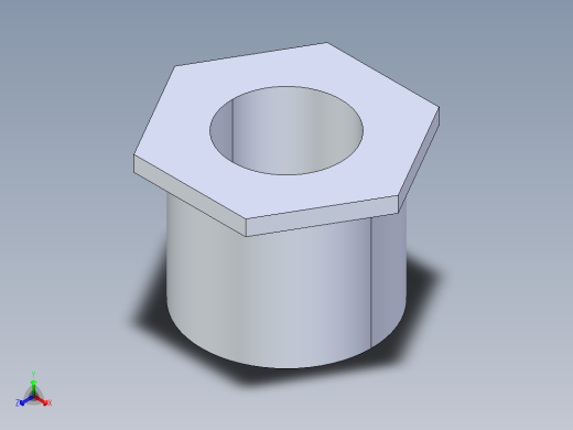 聚氯乙烯配件16-Sch80_ReducerBushing_SxSPIG_837-130_1in x 0.5in正等轴测缩略图