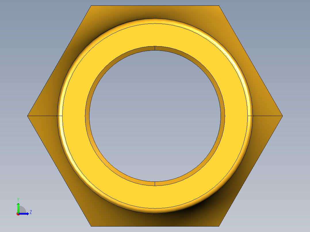 扩口式工业通用硬管接头Long Forged Nut 14FL-10左视图