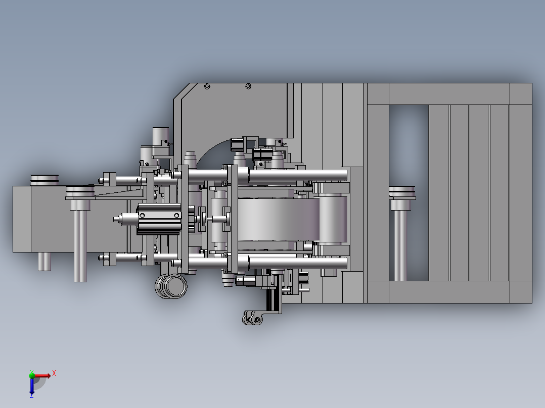 非标FFC贴合机俯视图